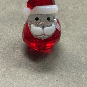 Swarovski Red and White Rocking Santa